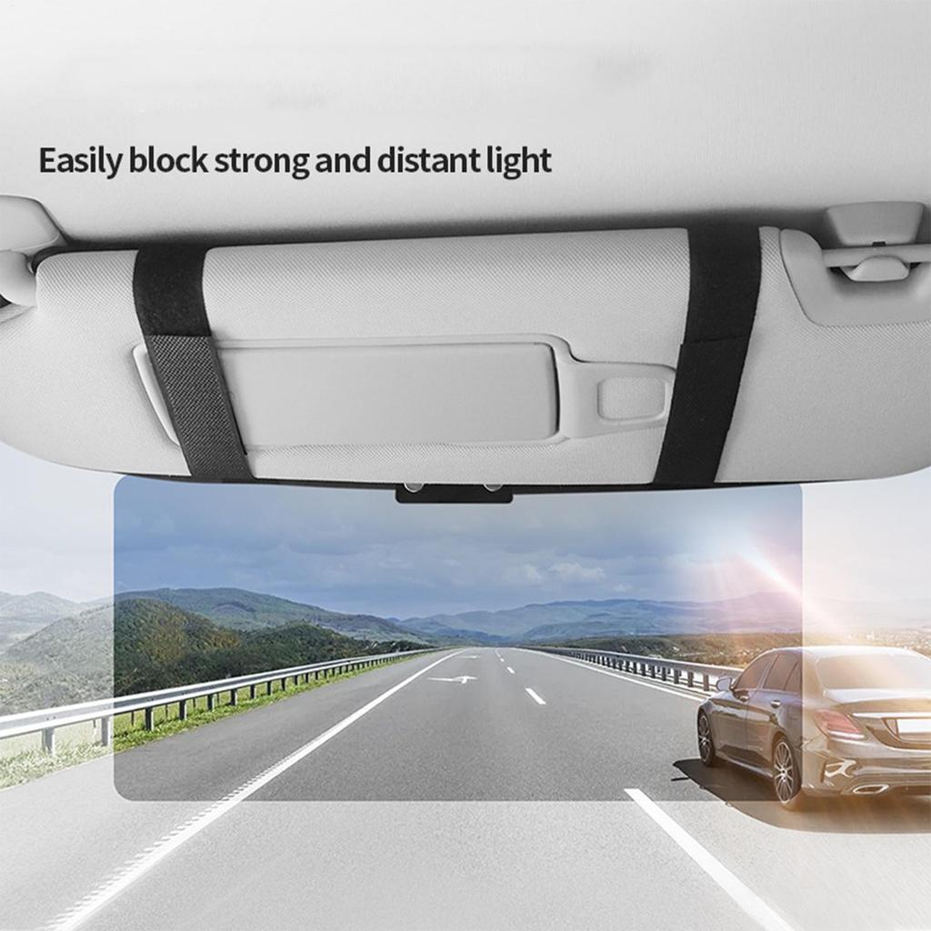 Sun Visor Extender Anti-Glare Driving Safety Car Visor Extension Sun Blocker For Daily Drivers Road Trippers Women Men Morning