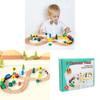 Wooden Childrens Train Track Toy For Creative Play And Development