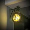Hanging 9 3/4 Night Light, Metal Wall Hanging Lamp, Gift For 20th Anniversary Movie Lovers