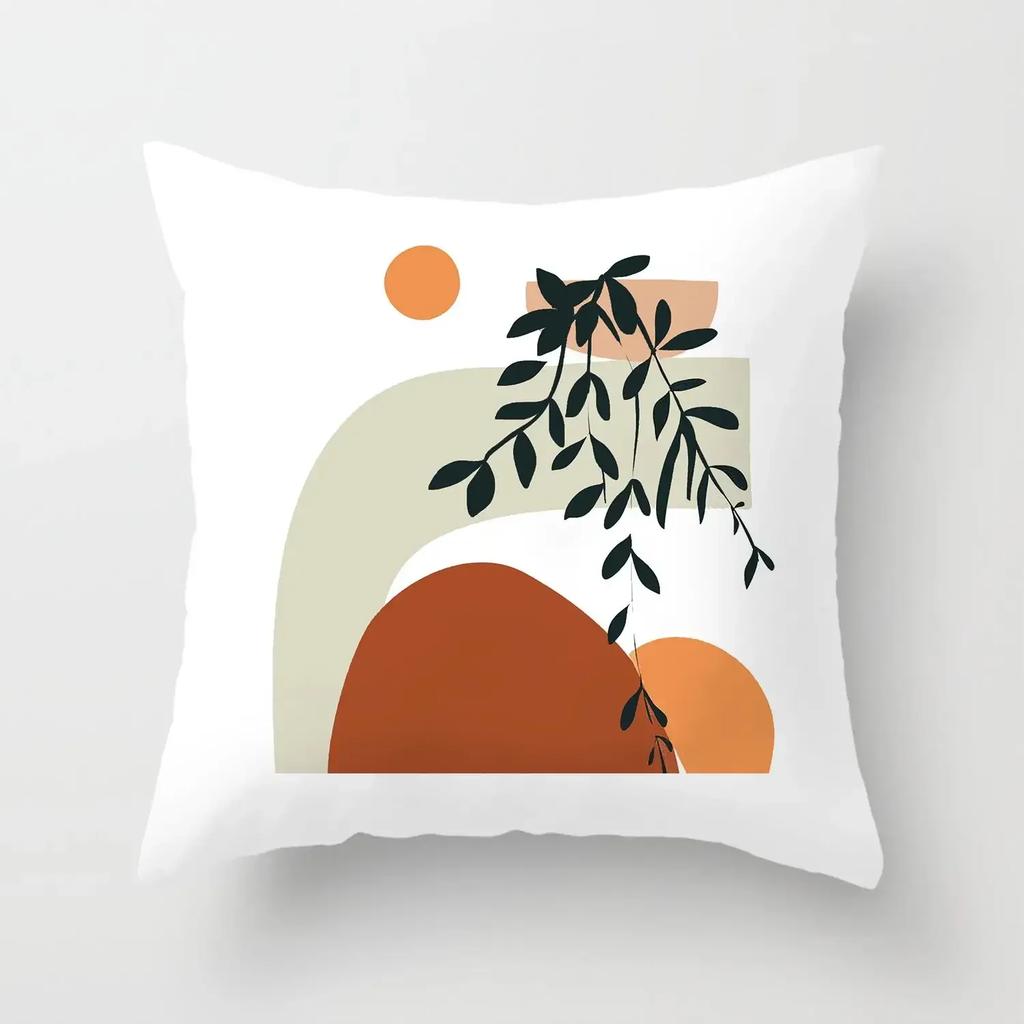 Home Sofa Chair Decor Pillowcase Modern Abstract Painting Pillowcase Geometric Cushion Cover