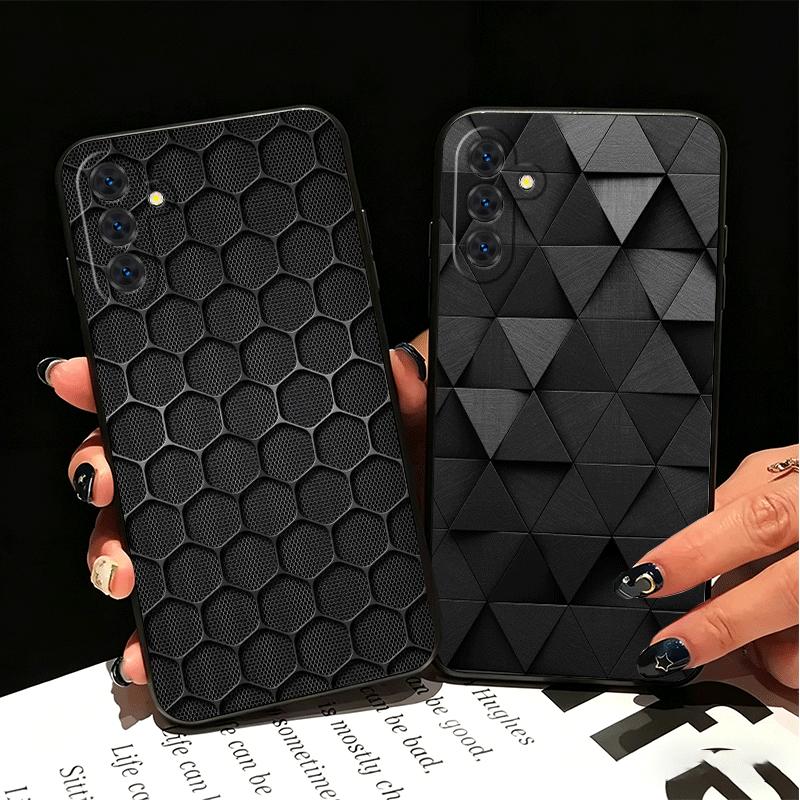 Carbon Fiber Cool Pattern Soft Phone Case for Samsung A17 A37 A57 A16 A26 A36 A56 A15 A25 A35 A55 A14 A24 A34 A54 A13 A23 A33 A5