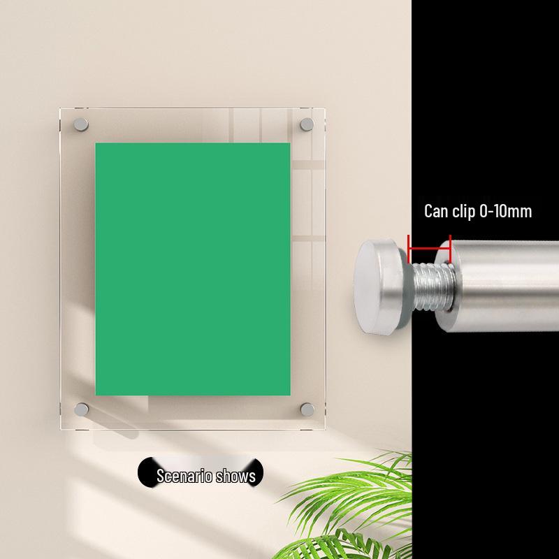 Stainless Steel Decorative Mirror Cover Caps for Acrylic Advertising Boards