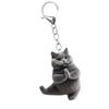 Delightful Acrylic 2D Flat Cats Keychain Pendant Ideal For Car Decoration Or Personal Items Backpack Cats Ornament