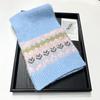 2025 Women's Retro Wool Jacquard Knit Scarf - Cozy, Versatile Winter Neck Warmer with Korean Style for Christmas and Autumn