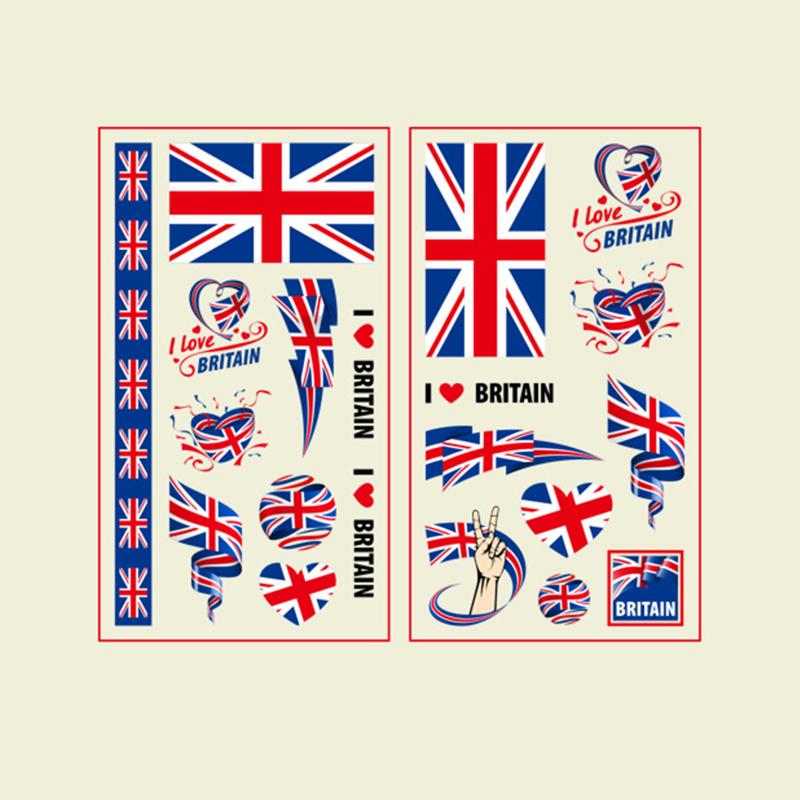 Neu! 10 Stück Katar WM Flagge Tattoo Aufkleber Premium Wasserdicht Temporärer Aufkleber für Fußballparty