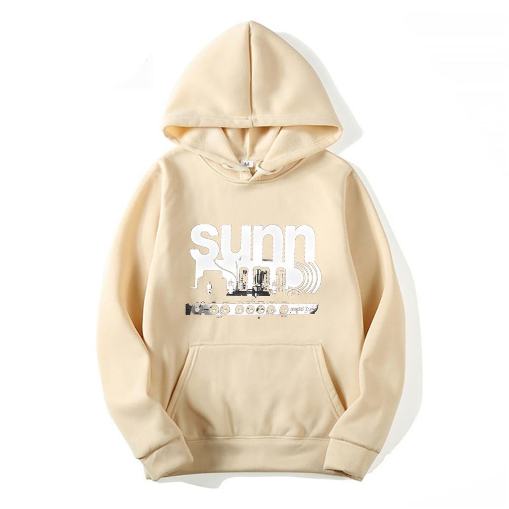 Sunn O Blacl hoodies Men Size S 4XL NL2671 long sleeves