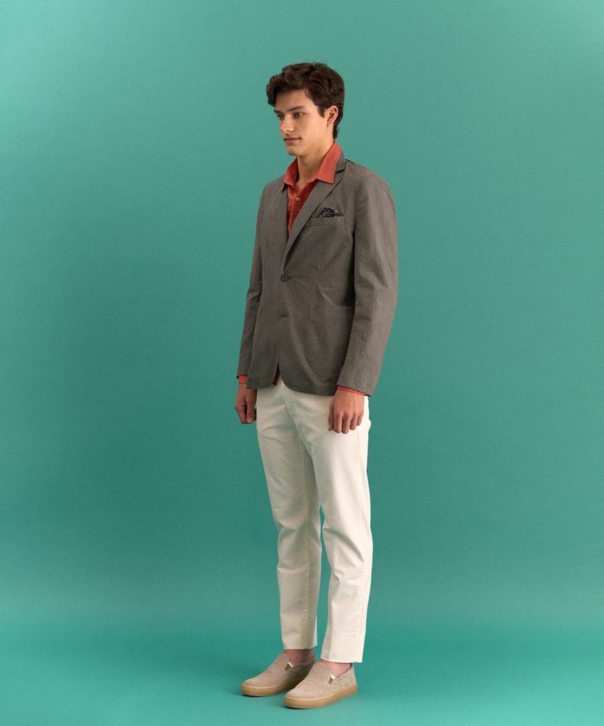 Panicale Charcoal Plant-Dyed Cotton Jacket