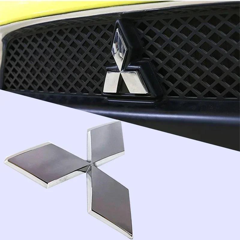 ABS Car Emblem Sticker Front Rear Cover Badge for Mitsubishi Ralliart ASX Lancer Outlander Eclipse Delica EVO Pajero Grandis
