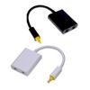 Digital SPDIF Optical Sound Splitter 2 Way Splitter Adapter 1 Input 2 Output SPDIF Optical Cable Splitter Hub