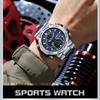 SANDA Watch Cool Trend Multifunctional Sports Waterproof Dual Display Electronic Watch