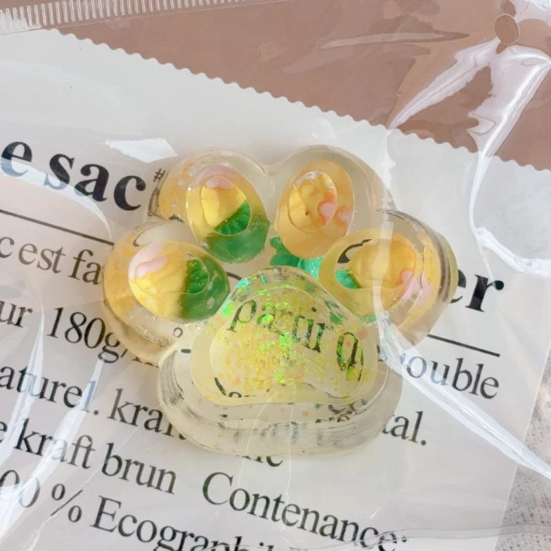 Kind Erdbeere Traube Ananas Katzenpfote Squish Fidget Spielzeug Langsamer Rückprall Stressabbau Pfote Klemmen Dekompression Weiches Squishy Spielzeug