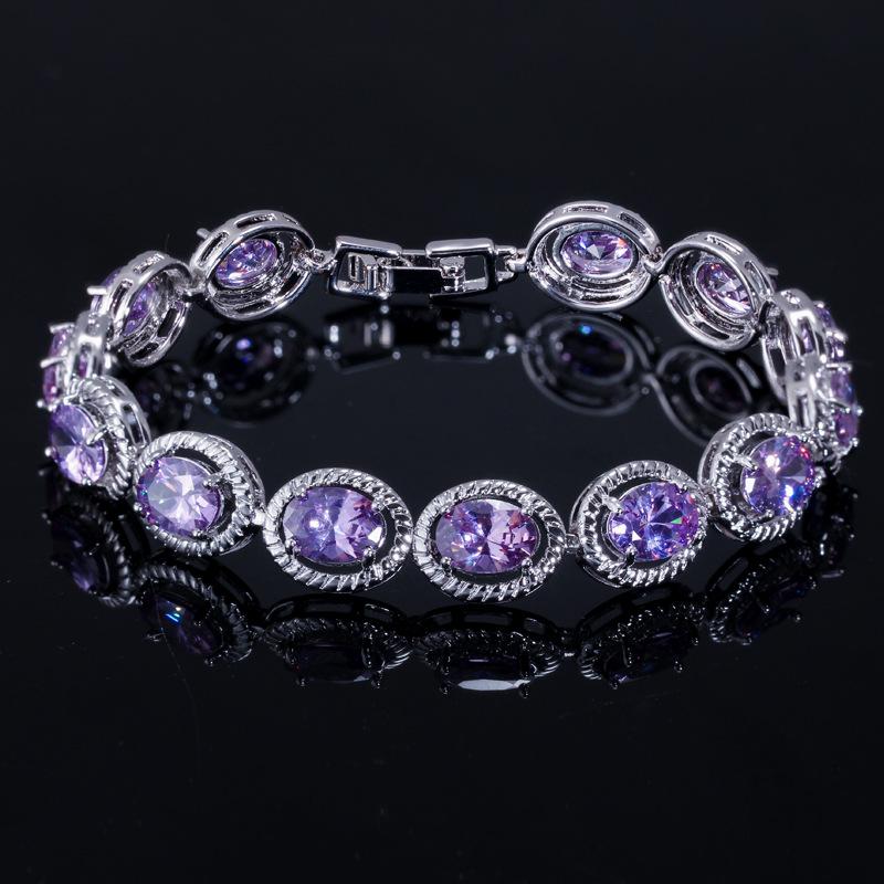 Micro-Set Accessories Aaa Zircon Bracelet, Classic Zircon Bracelet For Women