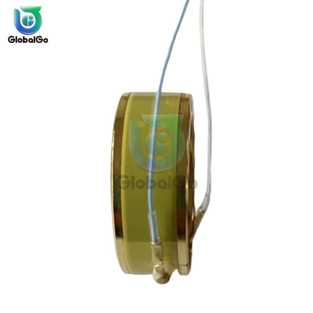 Single Dual Microphone Large Golden Diaphragm DC48V 34MM Microphone Capsule With 3 wires DIY Element Replacementwire Cardioid