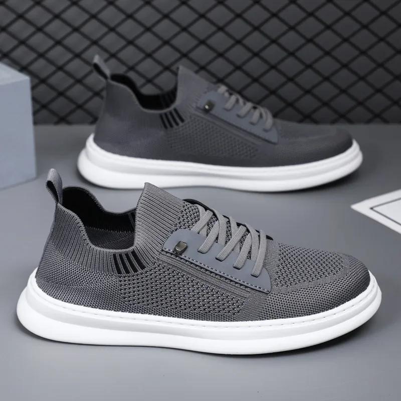 Mode Herren Freizeitschuhe Mode Sneaker für Herren Leichtes Mesh Atmungsaktiv Outdoor Walking Männliche Flats Zapatos Para Hombres