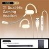 Open Ear Wired Headphones Dual Microphone Noise Reduction Wired Headset Detachable Microphone Ear-hook Wired Earphones Handsfree