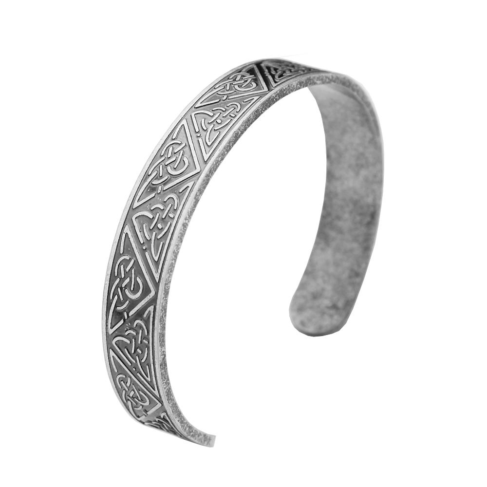 Vintage Valknut Armband Edelstahl Keltischer Knoten Nordisches Armband für Männer Amulett Schmuck Geschenk Dropshipping