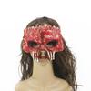 PU Foaming Halloween Mask Half Face Skeleton Mask Creative Halloween Skull Mask  Costume Props