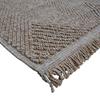 Tapis aspect jute intérieur extérieur losanges beige 190x290