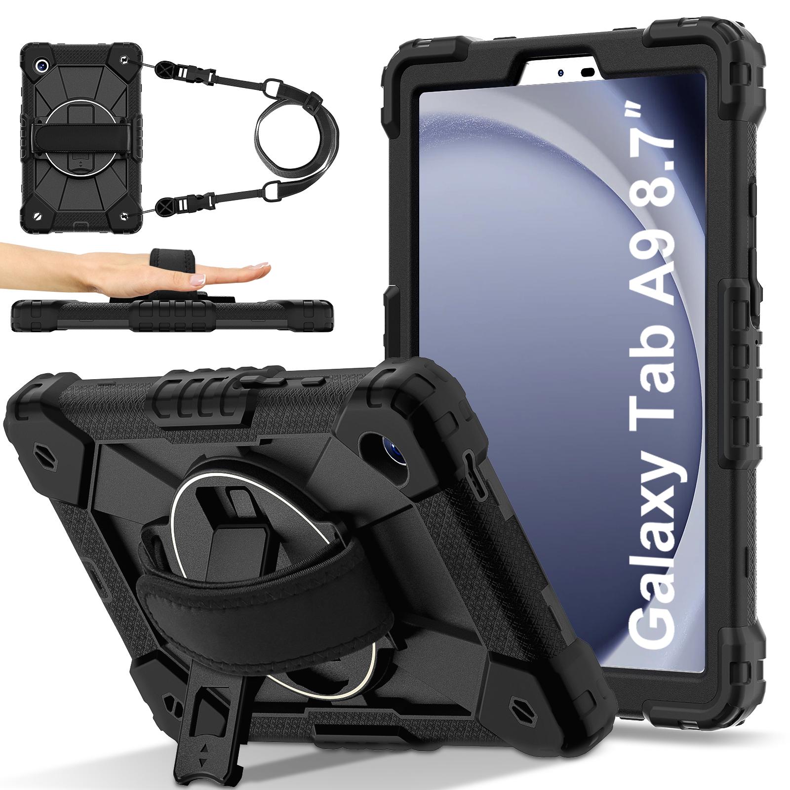 

Круговая защита на 360 градусов! Многофункциональный чехол для планшета Samsung Galaxy Tab A9. SM-X110/SM-X115 8.7 Samsung Galaxy Tab A9