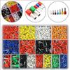 Cold Pressed European Style Tube Terminal Blocks Pack of 40080012002120