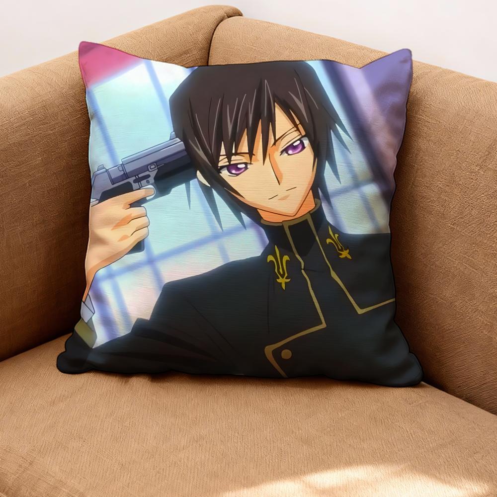 Lelouch of the Rebellion Cushion Cover Premium Comfort Reversible Pillow Cove -Two in One Design for Any Room & Car Interior