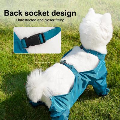 Haustier Out Wrap Bauch mit Beinen Staubdichte Hose Spazierengehen mit Hunden Schmutzdichte Kleidung Regen Hunde Bekleidung Zubehör
