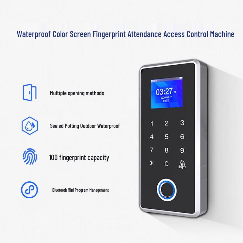 Realand X1605 Outdoor Fingerprint Access Control & Attendance System CN plug (adapter included)