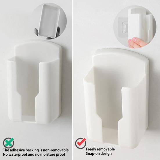 1/2/3 Pièces Support Télécommande Haute Durabilité Facile à Installer Boîte de Rangement Télécommande Climatisation Murale