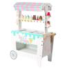 Wooden Ice Cream Cart Toy for Kids - Role Play, Parent-Child Interaction, Educational, and Sharing Fun
