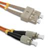 Qoltec Patchcord Światłowodowy SC/UPC - FC/UPC | Multimode | 50/125 | OM2 | Duplex | 2m