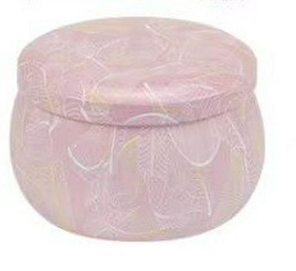 4.4oz Aroma Candle In Drum-shaped Tinplate Gift Jar