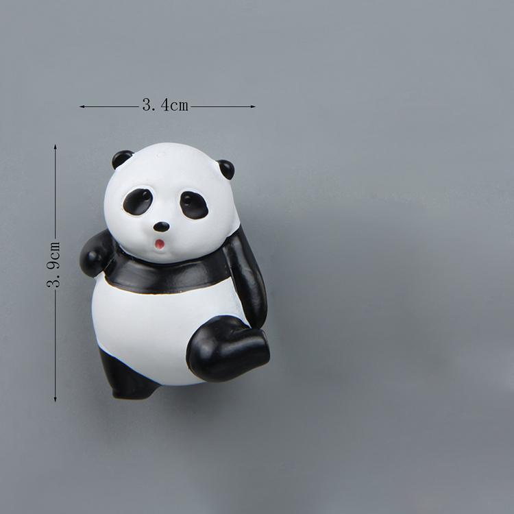 Panda Lying On The Tree Branch Creative Magnetic Buckle Refrigerator Magnet Suction Magnetic Sticker Home Decoration Po Wall