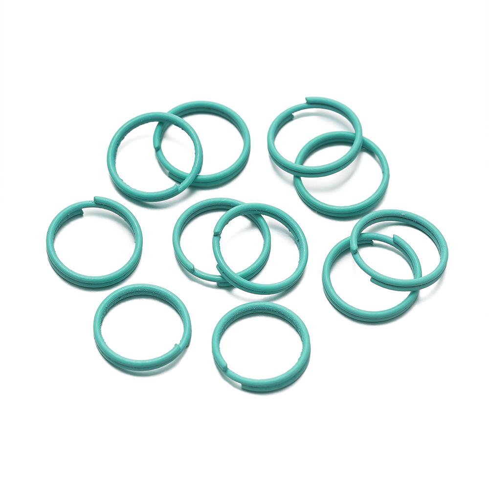 200pcs/lot 8mm 10mm Colorful Open Jump Rings Findings Double Circle Loop Jump Ring Connector For DIY Jewelry Making