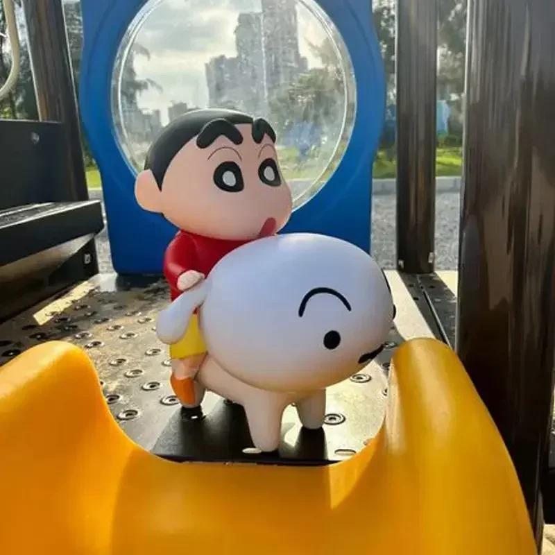 Yeni Crayon Shin-Chan Anime Figürü Crayon Shin-Chan Binme Nohara Shiro Aksiyon Figürü Model Oyuncak Kawaii Dekorasyon Koleksiyon Hediyeleri