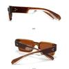 Square Frame Rivet Sunglasses Women Street Style Fashion Eyewear