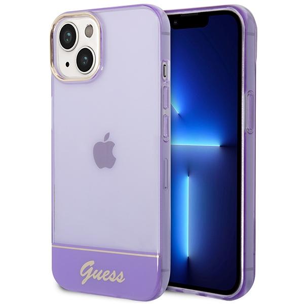 Guess Guhcp14Mhgcou Iphone 14 Plus / 15 Plus 6.7 Fioletowy/Purple Hardcase Translucent