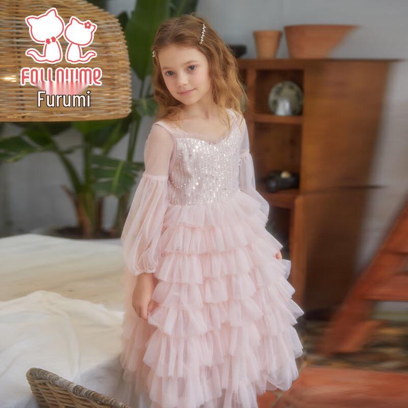 Flo Romy Girls  Sweet Mesh Cake Princess Dress 165