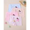 10Pc/lot Girls Boxer Kids Short Underwear ChildrenCartoon Print Boxers Suit 1-12 Years