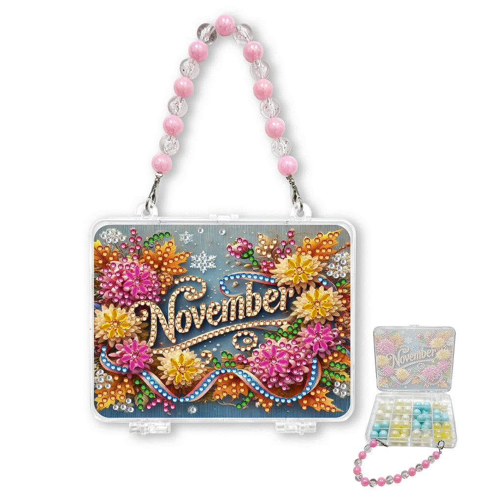 DIY Diamantmalerei Perlen Aufbewahrungsbox Große Kapazität Diamanten Plateau Aufbewahrungskoffer Perlenflaschen Aufbewahrung Handtasche Perlen Organizer