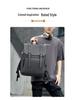 Men's Dual-Shoulder Casual Backpack: High-End Fashion, Spacious, for Business, Commute, Leisure, and Students