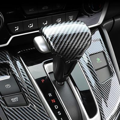Car Gear Shift Knob Head Decorative Cover for Honda CRV 2017 2018    Car Accessories Interior Part Carbon Fiber