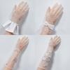 1Pairs Breathable Wedding Bridal Gloves Mesh Tulle Gloves New Bridal Gown Mittens  Party Dress