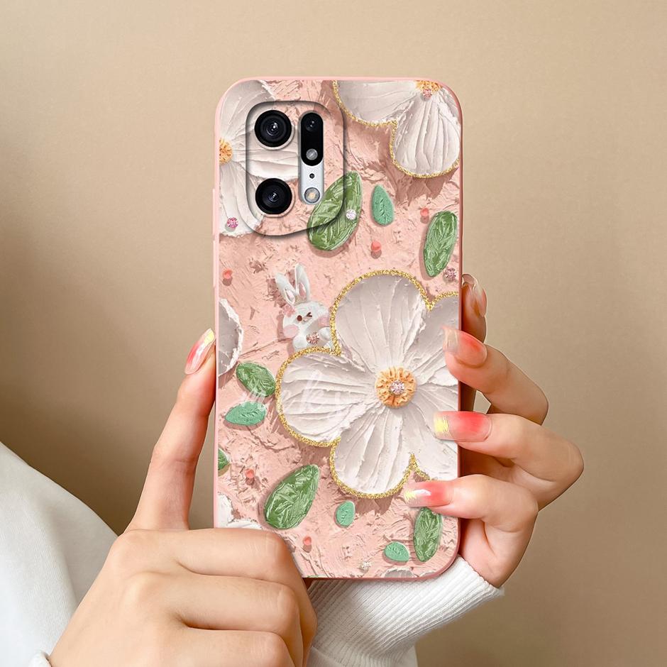 Case For Oppo Find X5 Pro Creative Graffiti Cartoon Astronaut Silicone Soft TPU Shockproof Cover For OppoFindX5 FindX5Pro Fundas