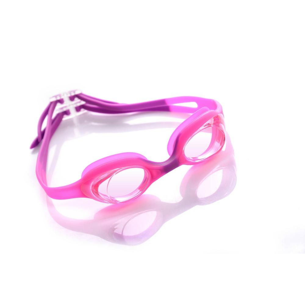 Boxed children's silicone anti-fog swimming goggles