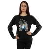 Alice In Wonderland Womens/Ladies Flowers Cotton Sweatshirt