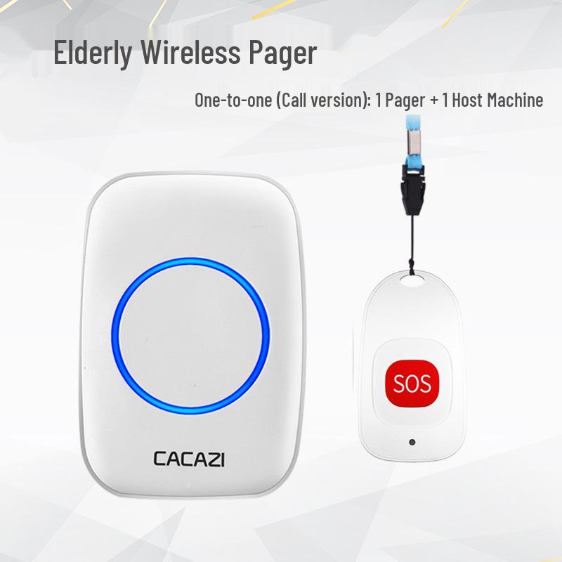 Wireless Long-Distance Emergency Call Button for Elderly Support.
