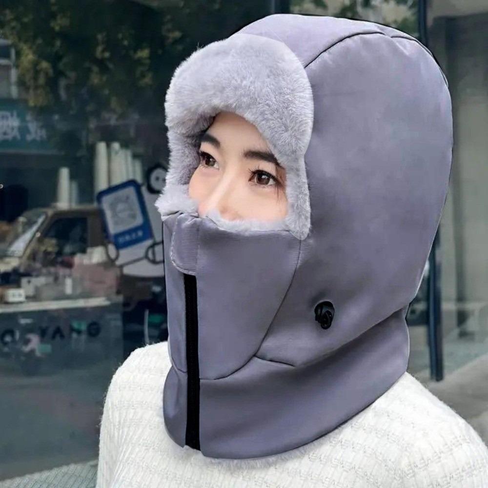 Warm Pullover Cap Windproof Helmet Cap New Ear Protection Hat  Outdoor Sports