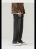 2024 Trendy American Men's Retro Straight-Leg Jeans - Fashionable, Loose-Fit, High-Street Style