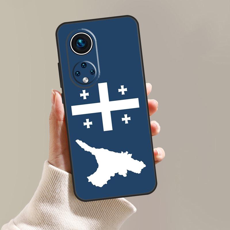 Georgia Flag Case For Honor Magic 5 Pro 10 50 70 90 Lite X7 X8 X9 X6a X7a X8a X9a Magic 4 Lite Coque