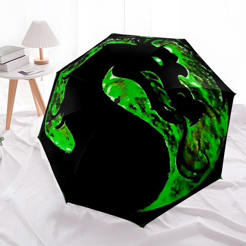 1pc Mortal-Kombat Automatic Open/Close Umbrella, Christmas Gift for Men Women, Daily Travel Outdoor Use yy251101215